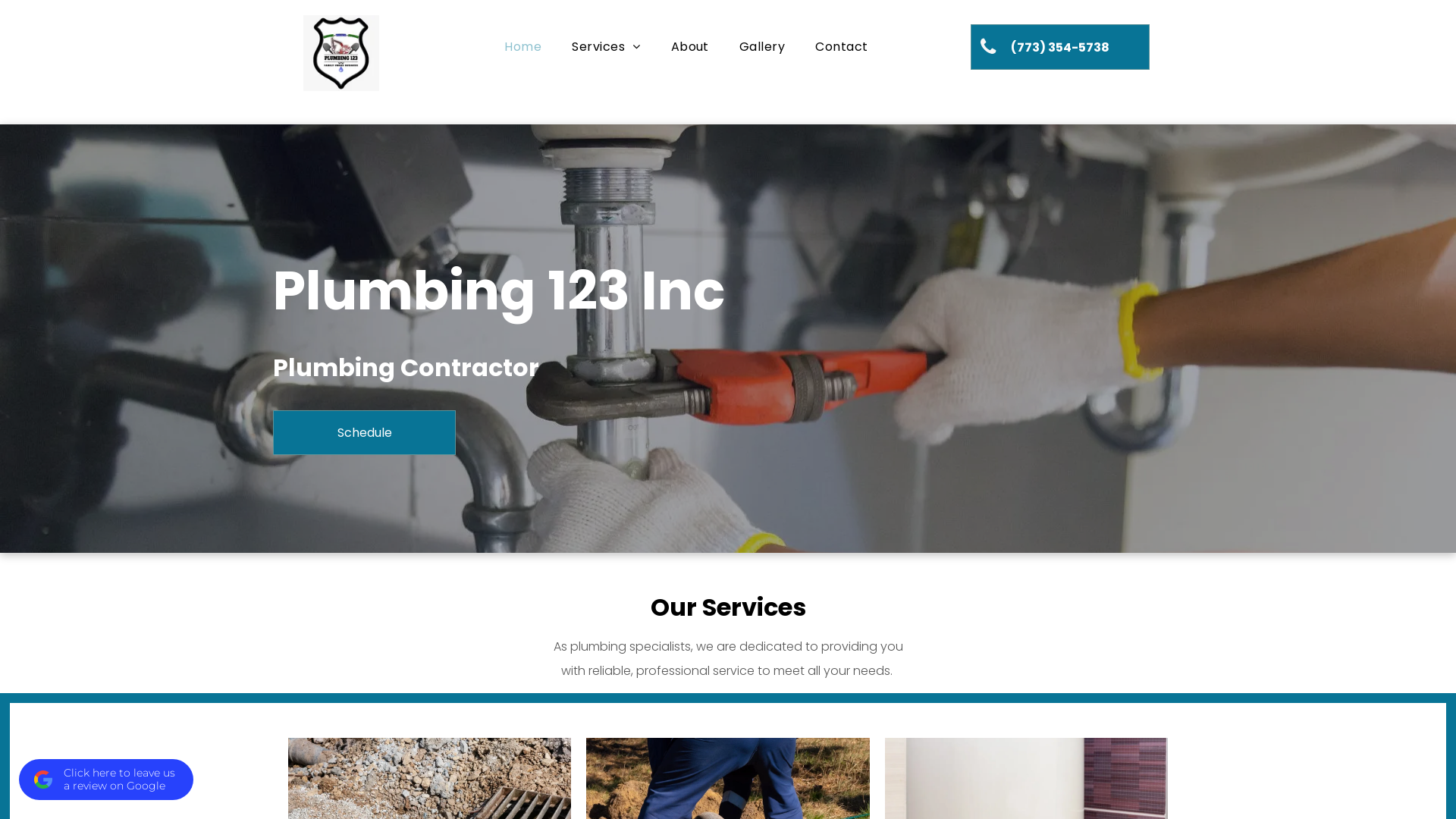 Plumbing 123 Inc